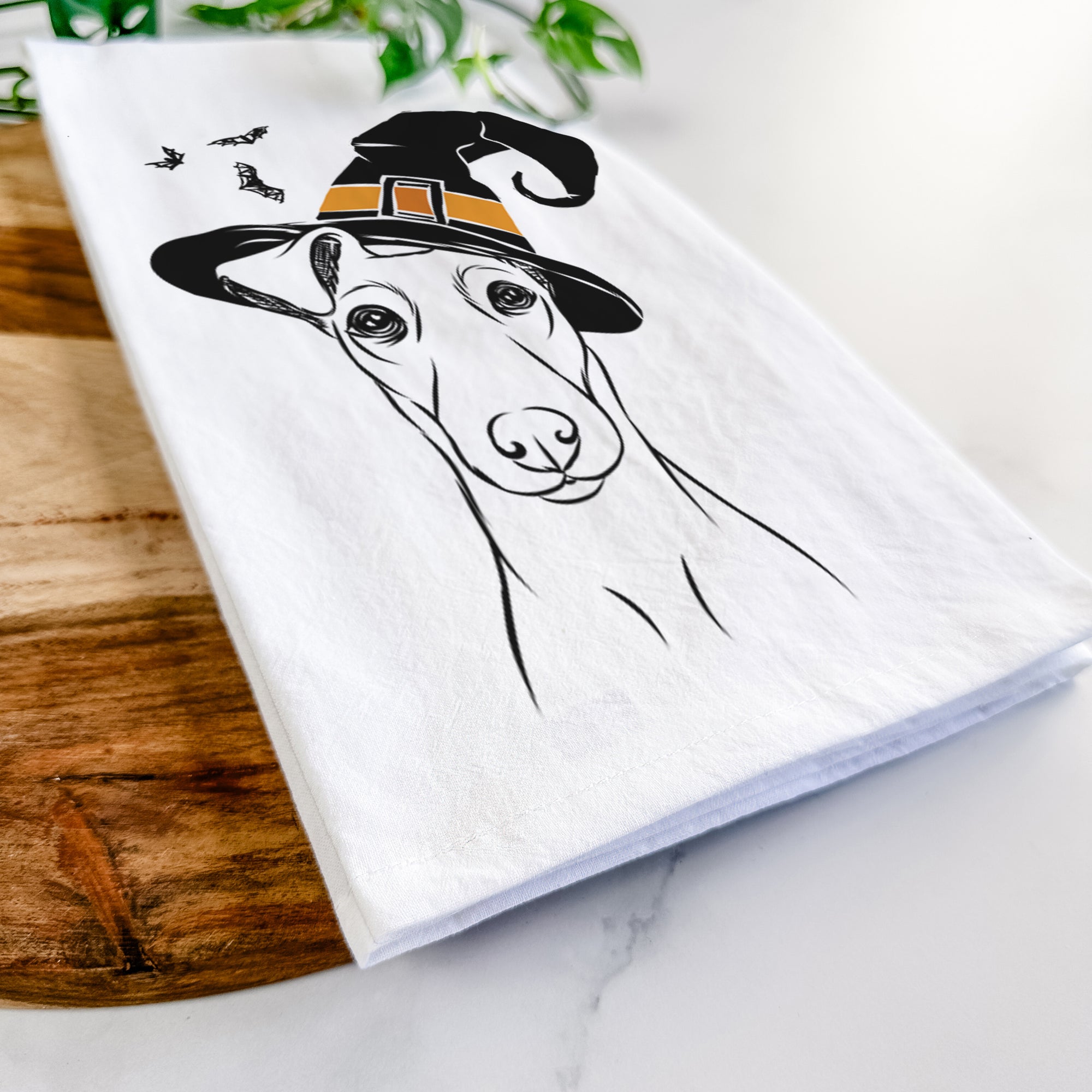 Tanner the Fox Terrier Tea Towel