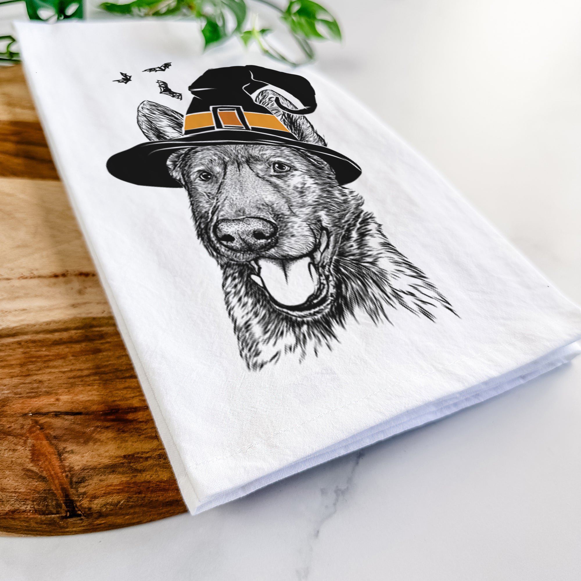 Tena the German Shepherd Tea Towel