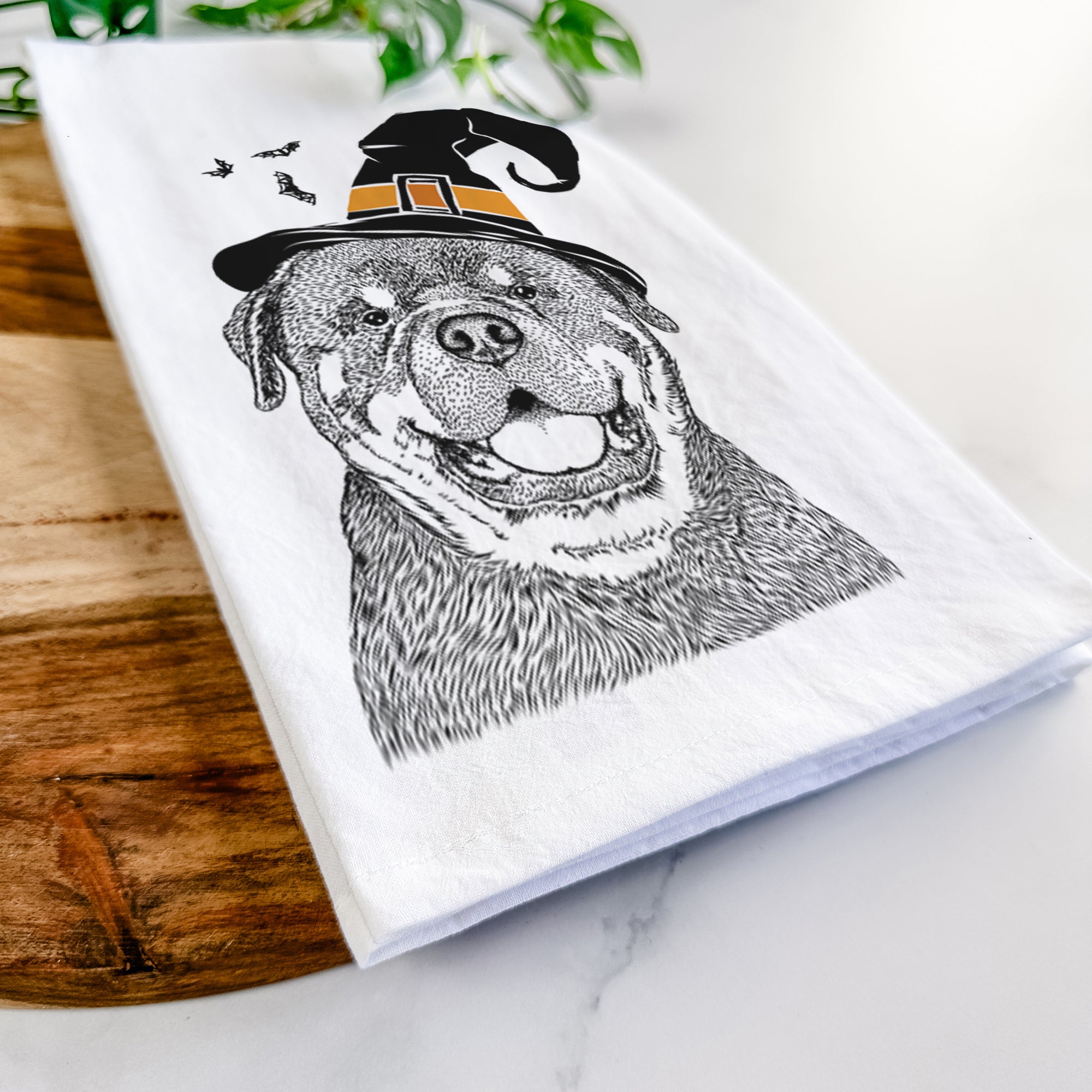 Titan the Rottweiler Tea Towel