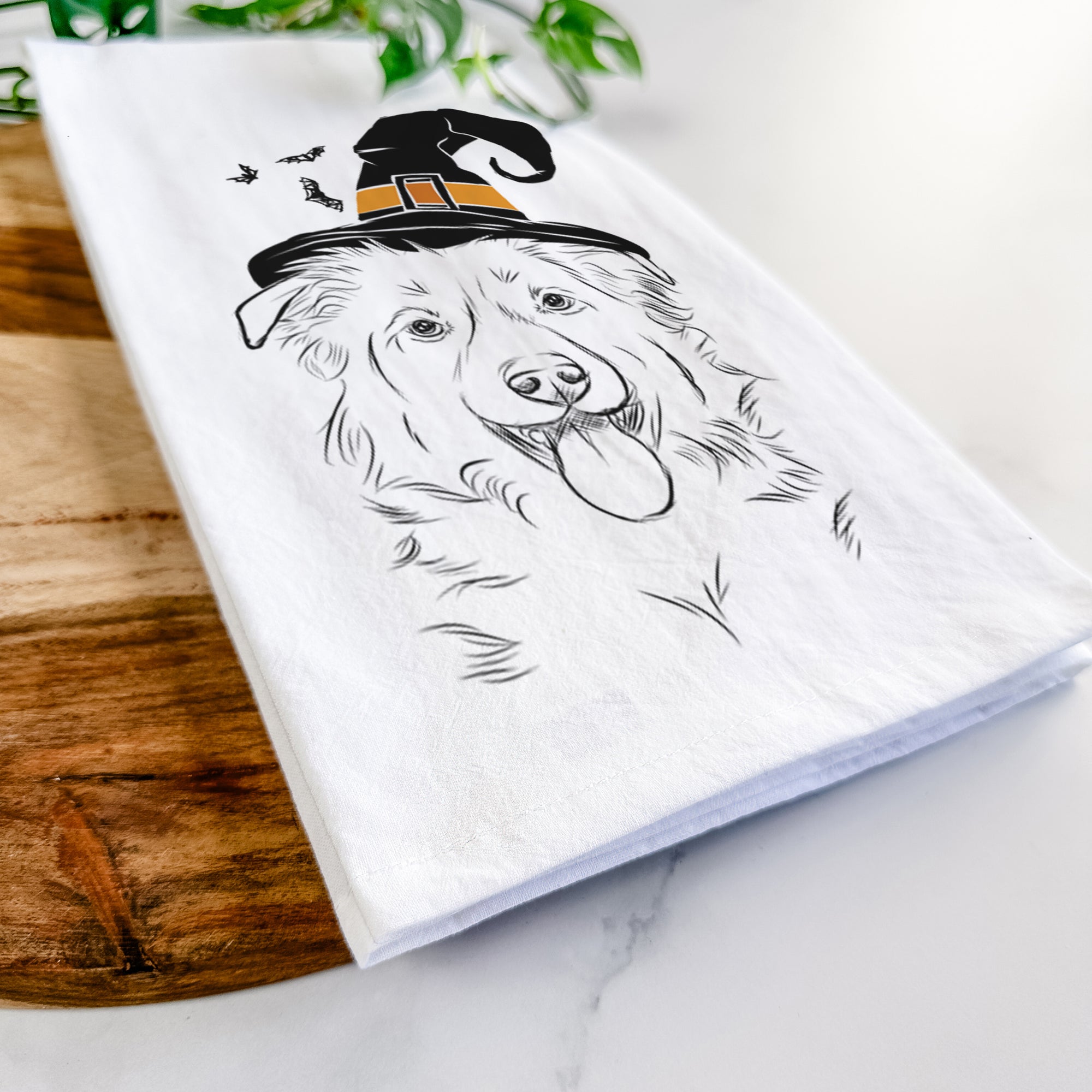 Tucker the Collie Shepherd Tea Towel