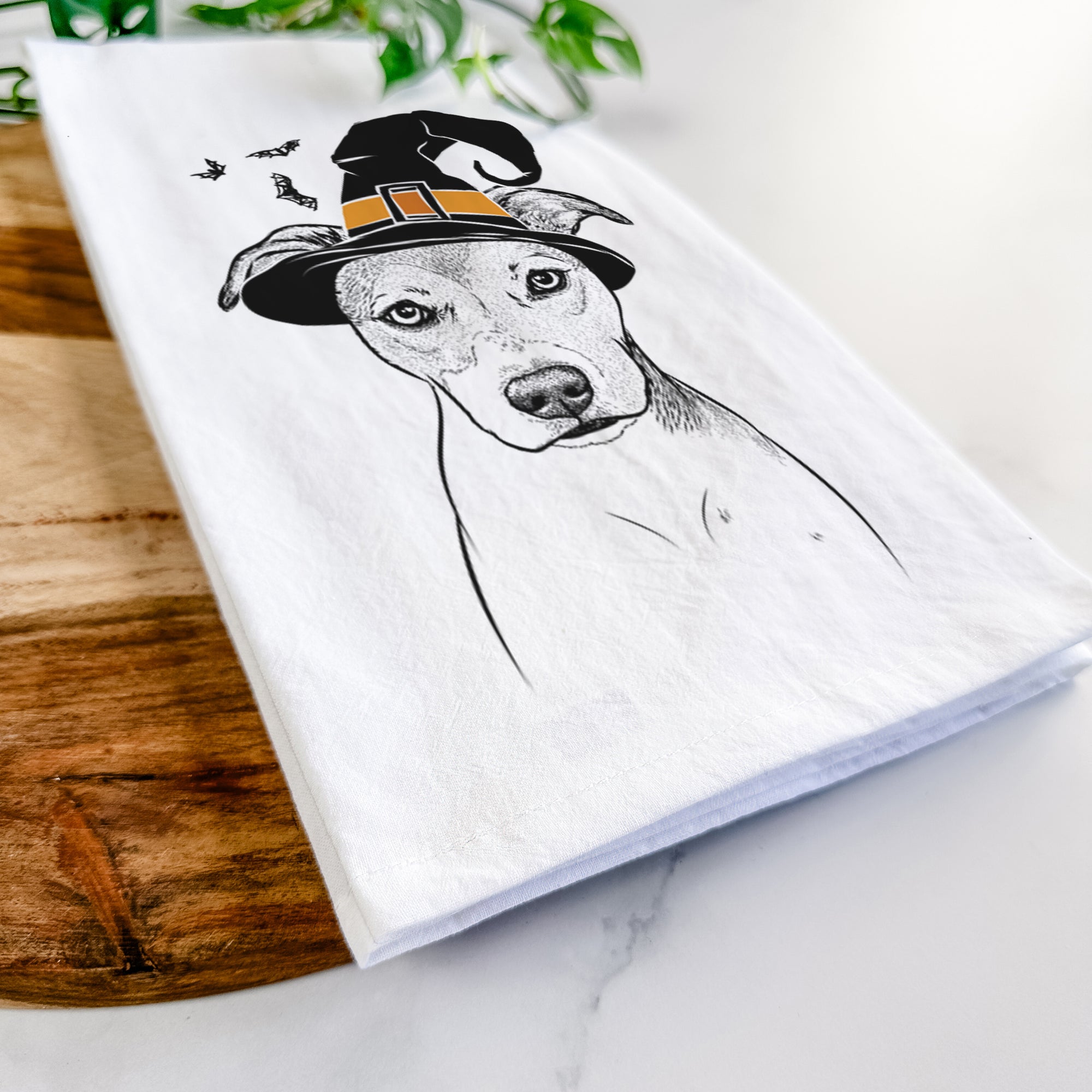 Tula the American Staffordshire Terrier Heeler Mix Tea Towel