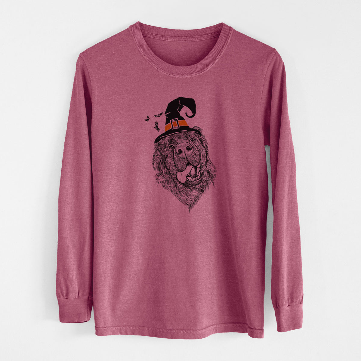 Witch Tuna the Newfoundland - Men's Heavyweight 100% Cotton Long Sleeve