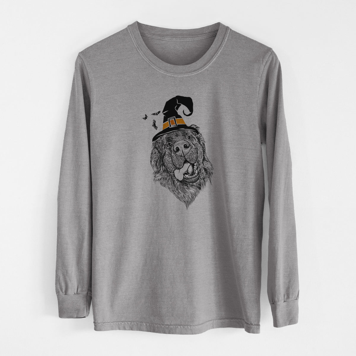 Witch Tuna the Newfoundland - Men's Heavyweight 100% Cotton Long Sleeve