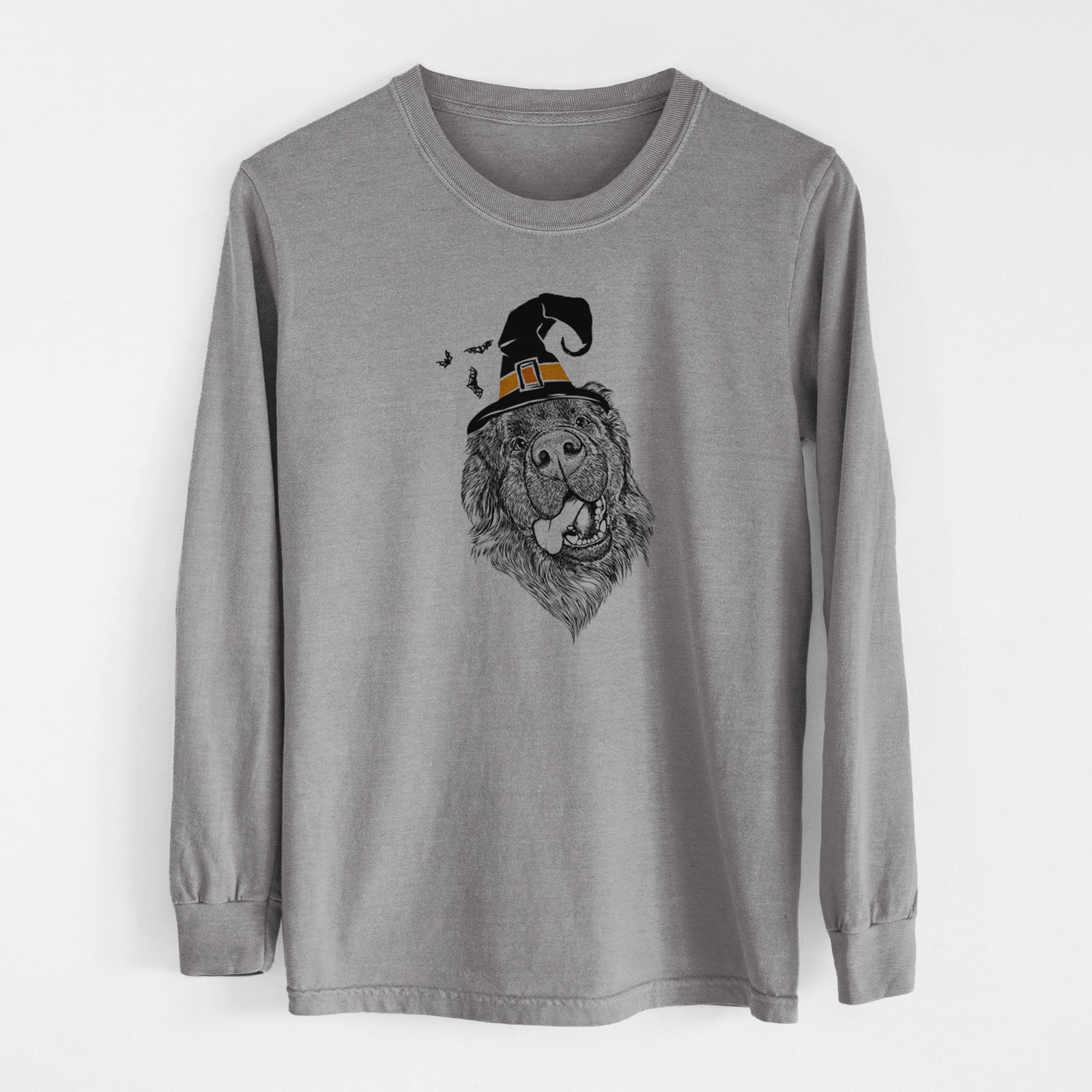 Witch Tuna the Newfoundland - Men's Heavyweight 100% Cotton Long Sleeve