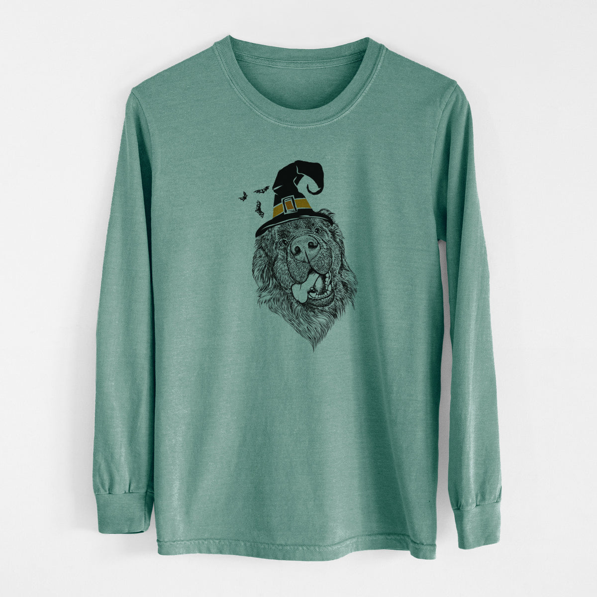 Witch Tuna the Newfoundland - Men's Heavyweight 100% Cotton Long Sleeve