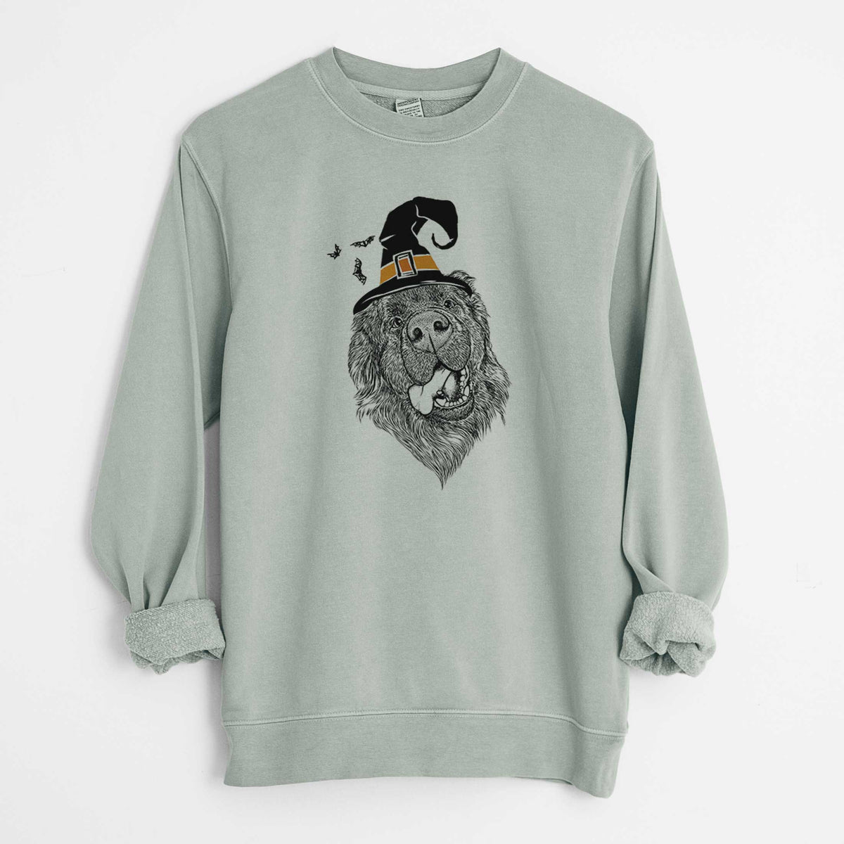 Witch Tuna the Newfoundland - Unisex Pigment Dyed Crew Sweatshirt