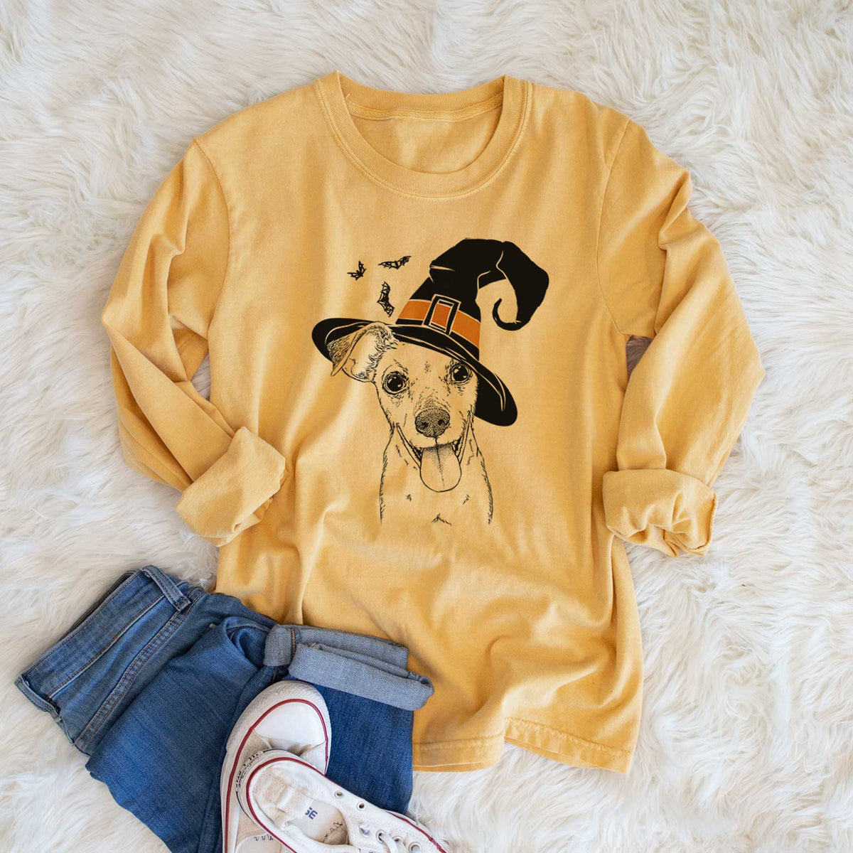 Witch Tyler the Mixed Breed - Men's Heavyweight 100% Cotton Long Sleeve