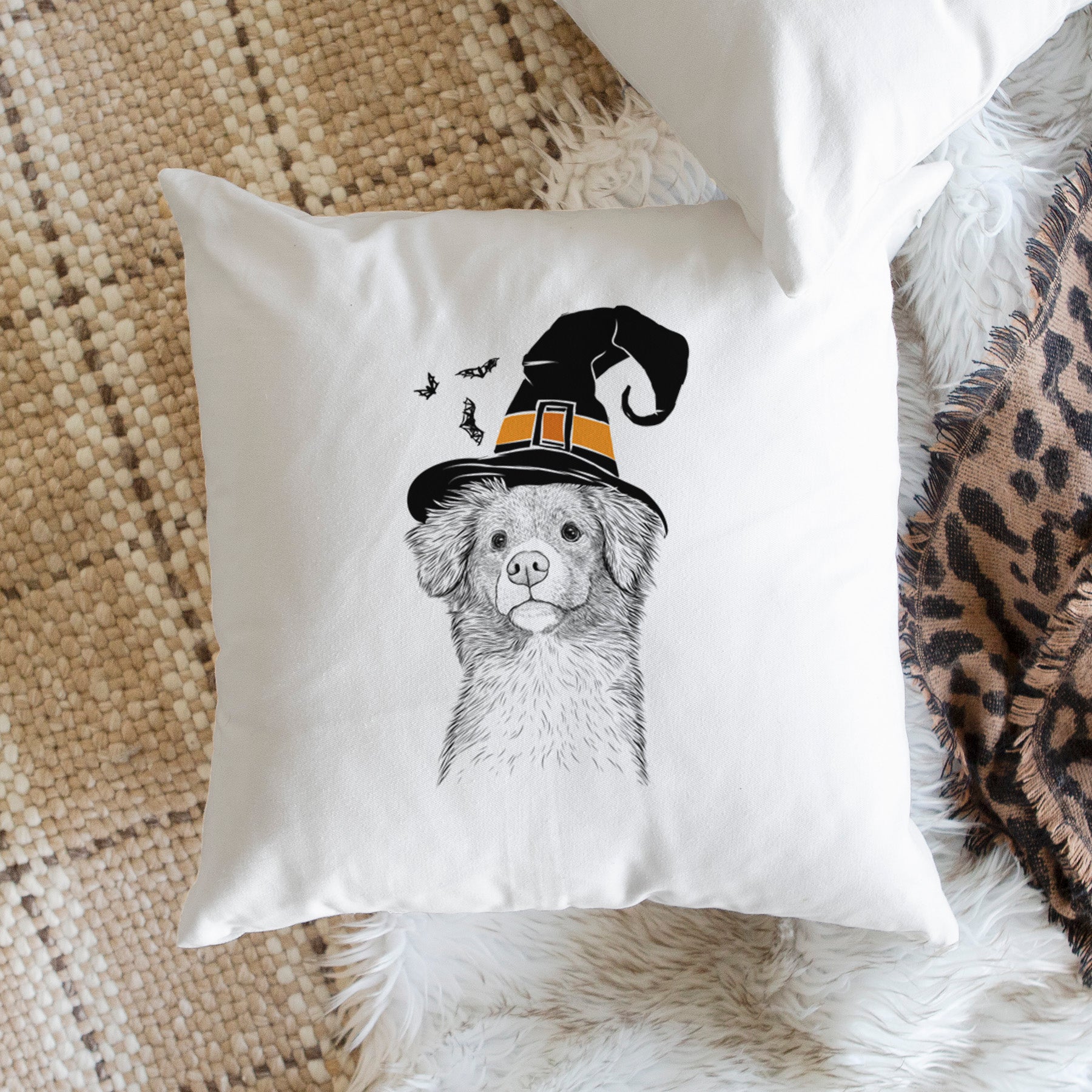 Vixen the Nova Scotia Duck Tolling Retriever - Throw Pillow Cover