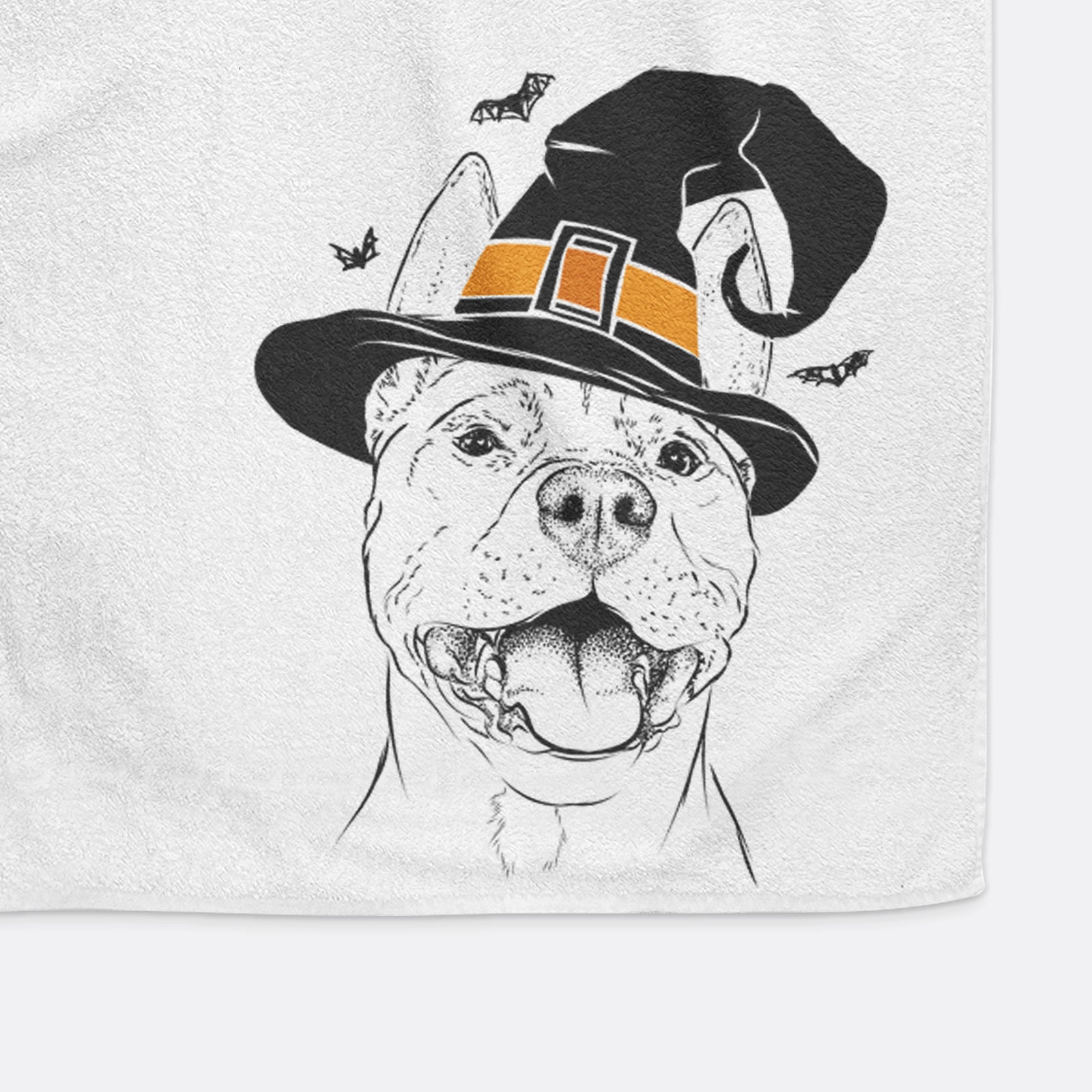 Wally the Pitbull Decorative Hand Towel