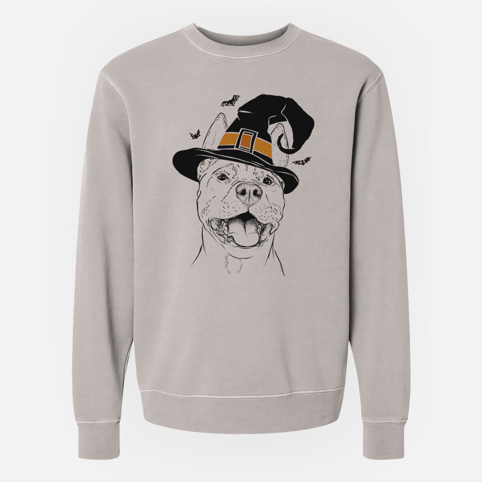 Witch Wally the Pitbull - Unisex Pigment Dyed Crew Sweatshirt