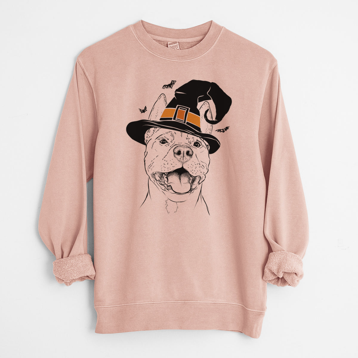 Witch Wally the Pitbull - Unisex Pigment Dyed Crew Sweatshirt