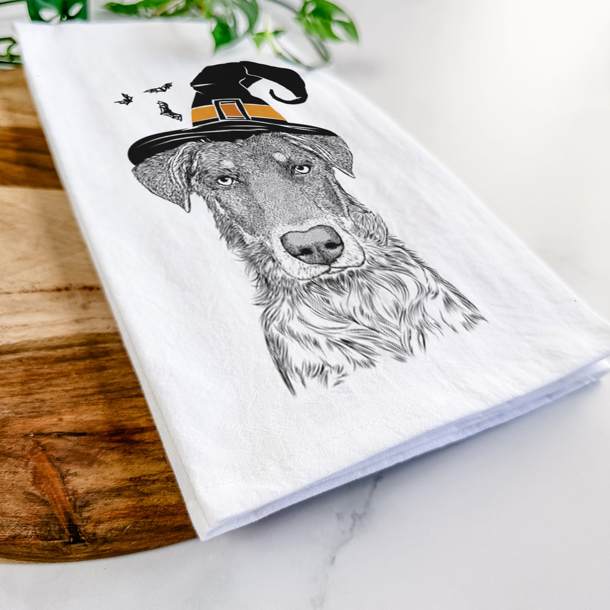Wesson the Beauceron Tea Towel