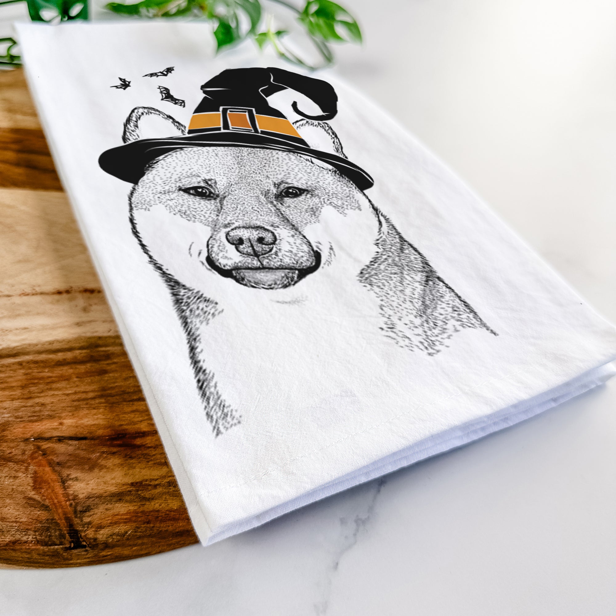 Yakuza the Shiba Inu Tea Towel