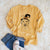 Witch Zoe the Yellow Lab - Men's Heavyweight 100% Cotton Long Sleeve