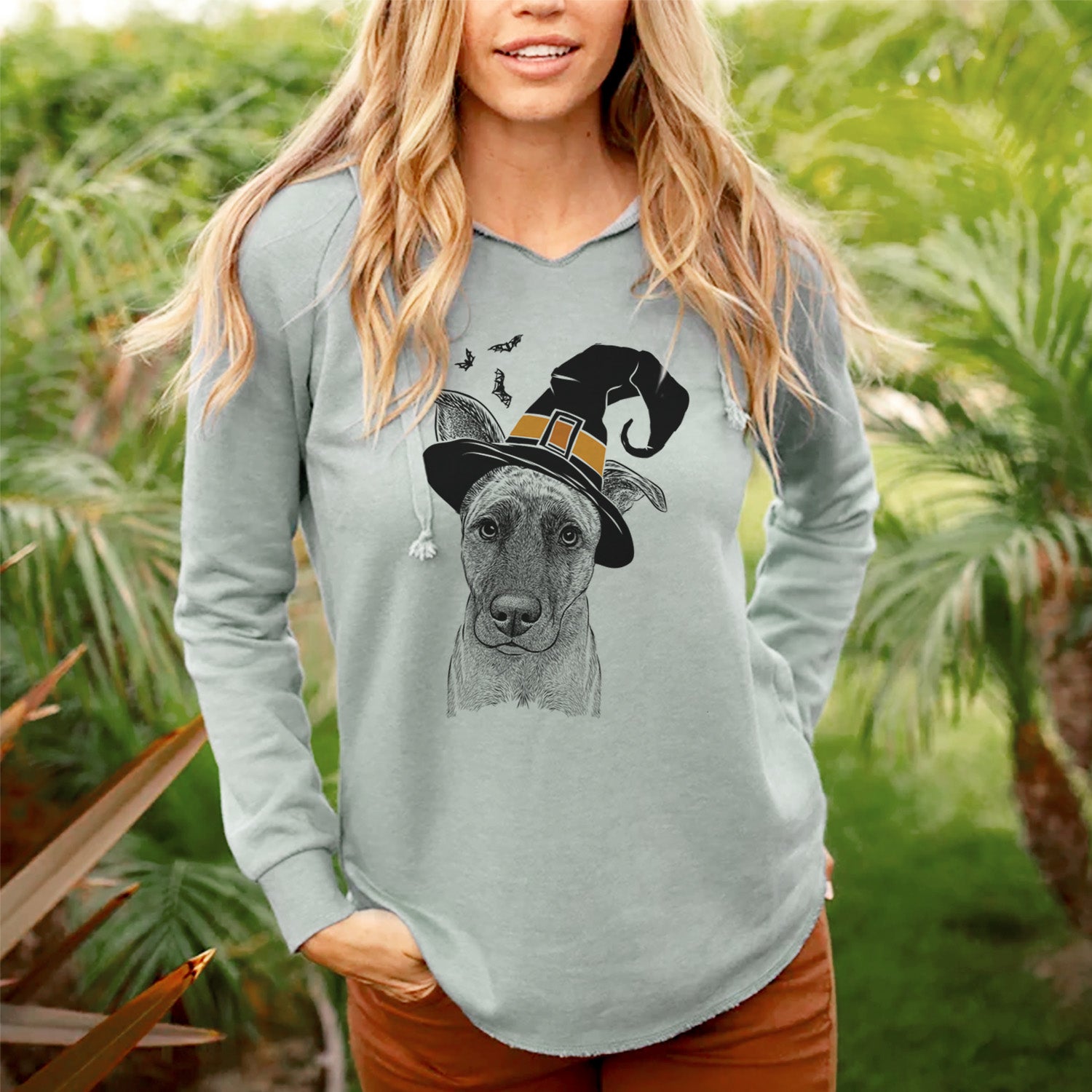 Witch Zoey the Mixed Breed - Cali Wave Hooded Sweatshirt