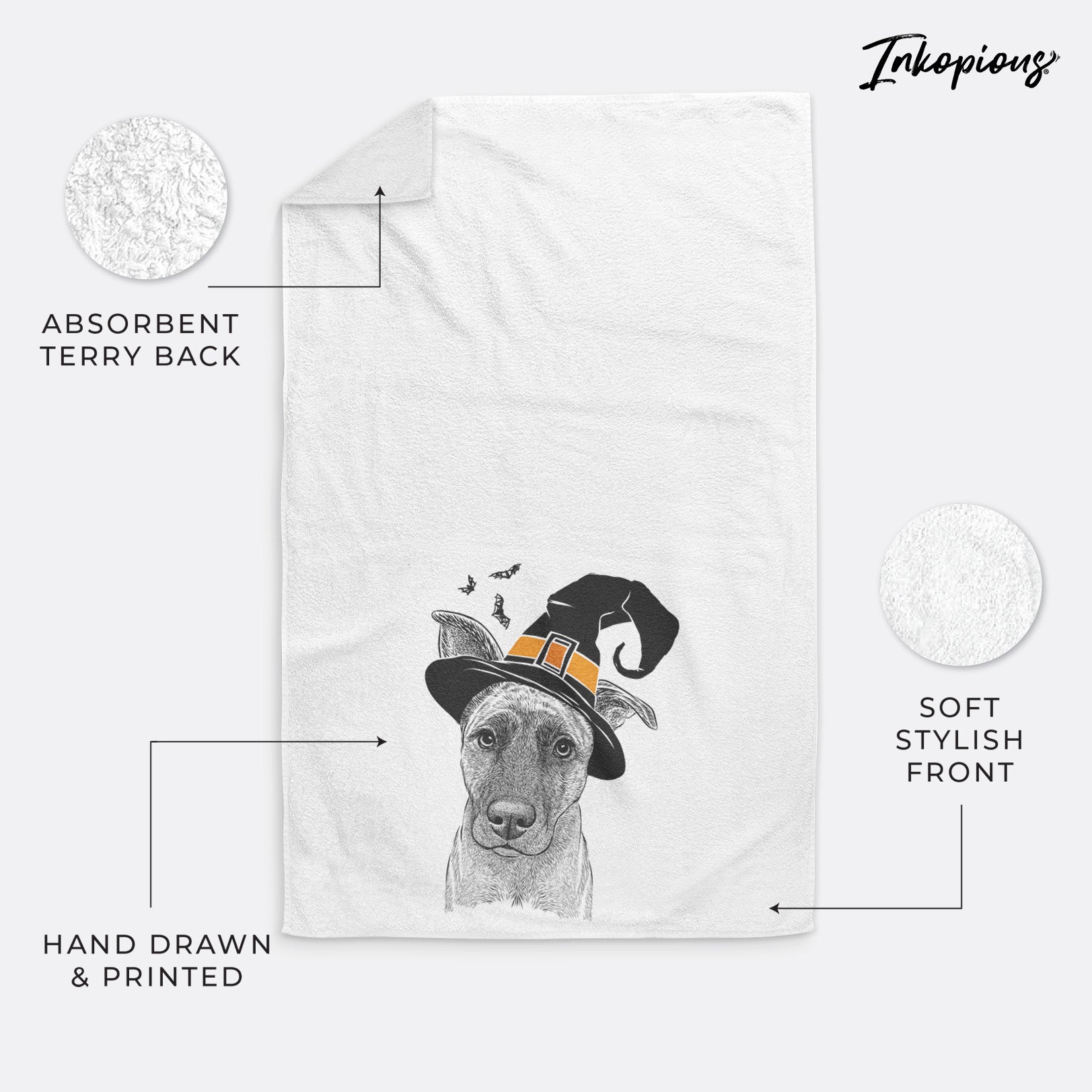 Zoey the Mixed Breed Premium Hand Towel