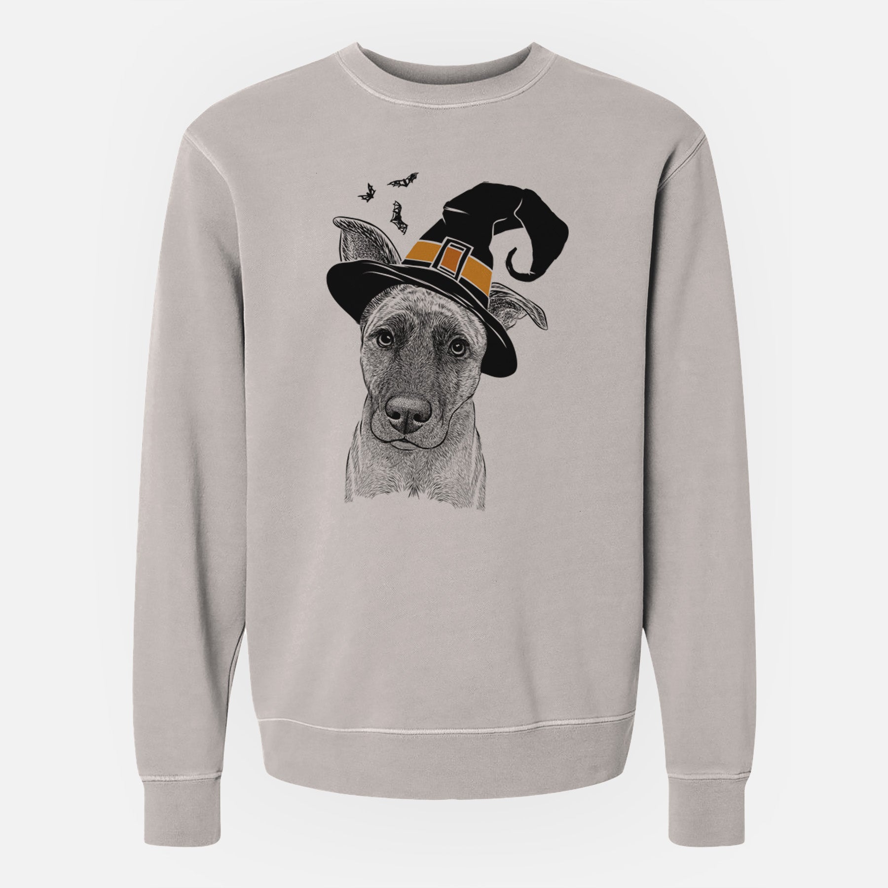 Witch Zoey the Mixed Breed - Unisex Pigment Dyed Crew Sweatshirt