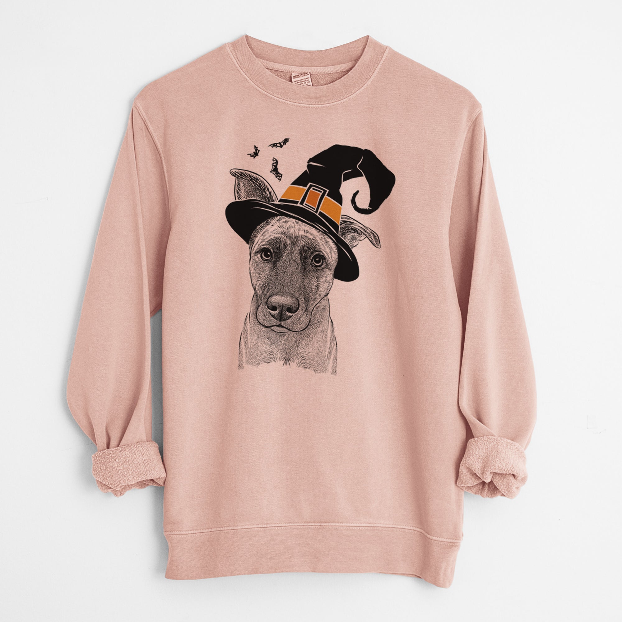 Witch Zoey the Mixed Breed - Unisex Pigment Dyed Crew Sweatshirt