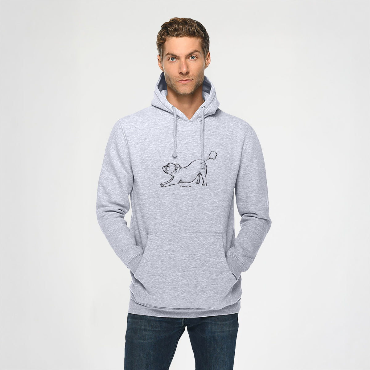 It Wasn't Me — French Bulldog - Heavyweight Fleece Hoodie