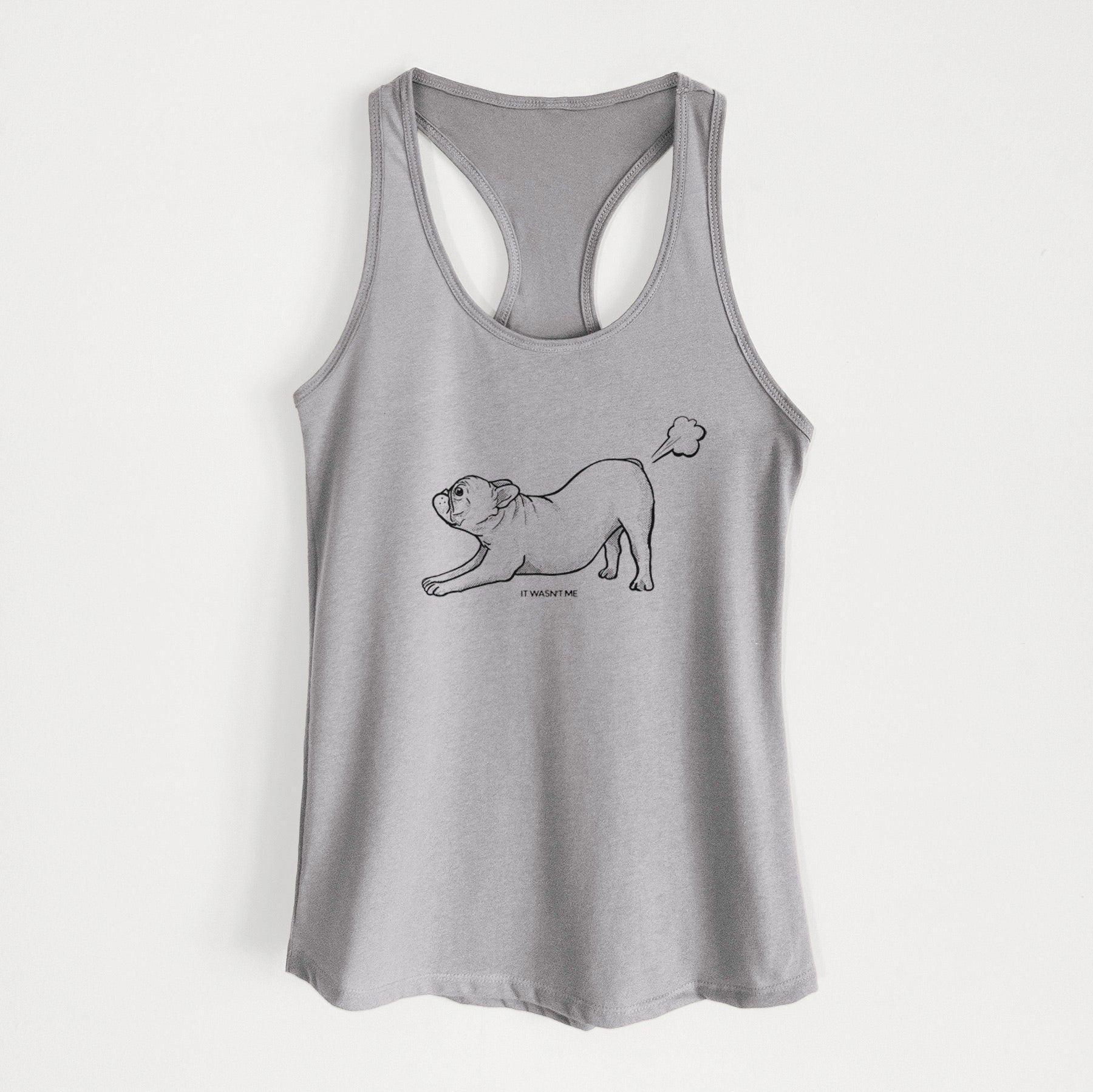 It Wasn't Me — French Bulldog - Women's Racerback Tanktop