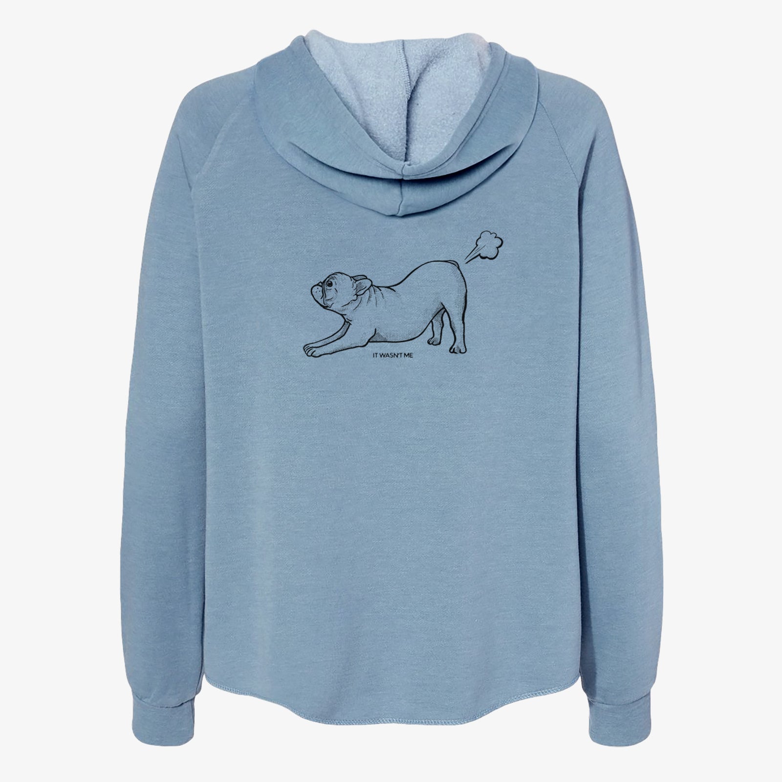 It Wasn't Me — French Bulldog - Women's Cali Wave Zip-Up Sweatshirt
