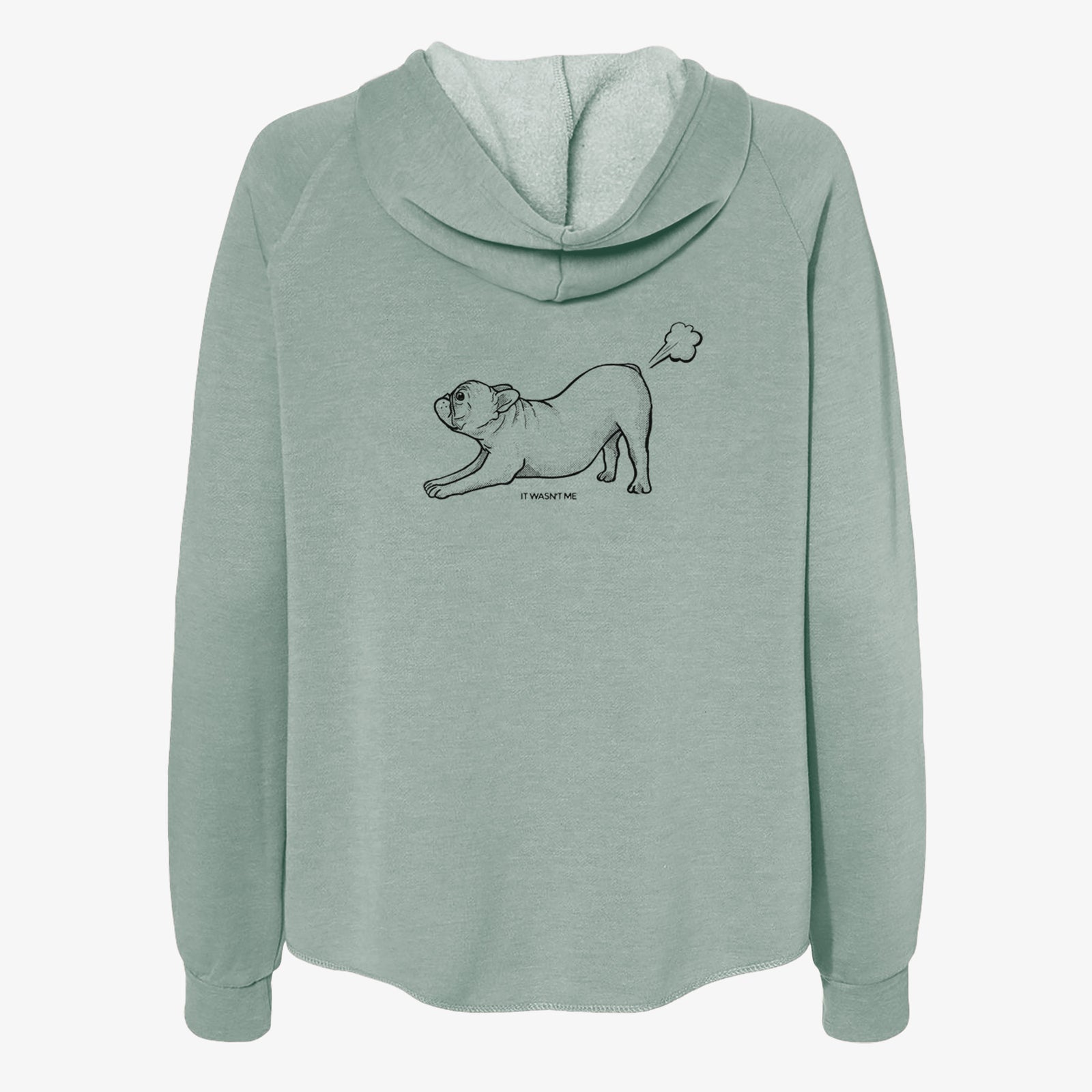 It Wasn't Me — French Bulldog - Women's Cali Wave Zip-Up Sweatshirt