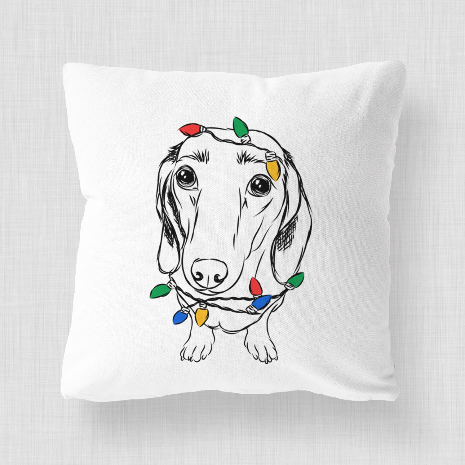 Annabelle the Dachshund - Throw Pillow Cover