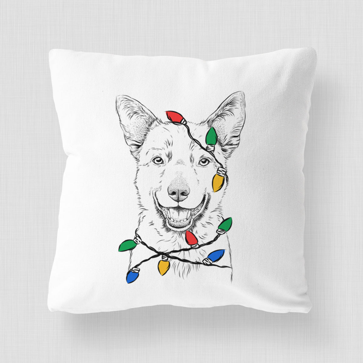 Arden the Australian Kelpie - Throw Pillow Cover
