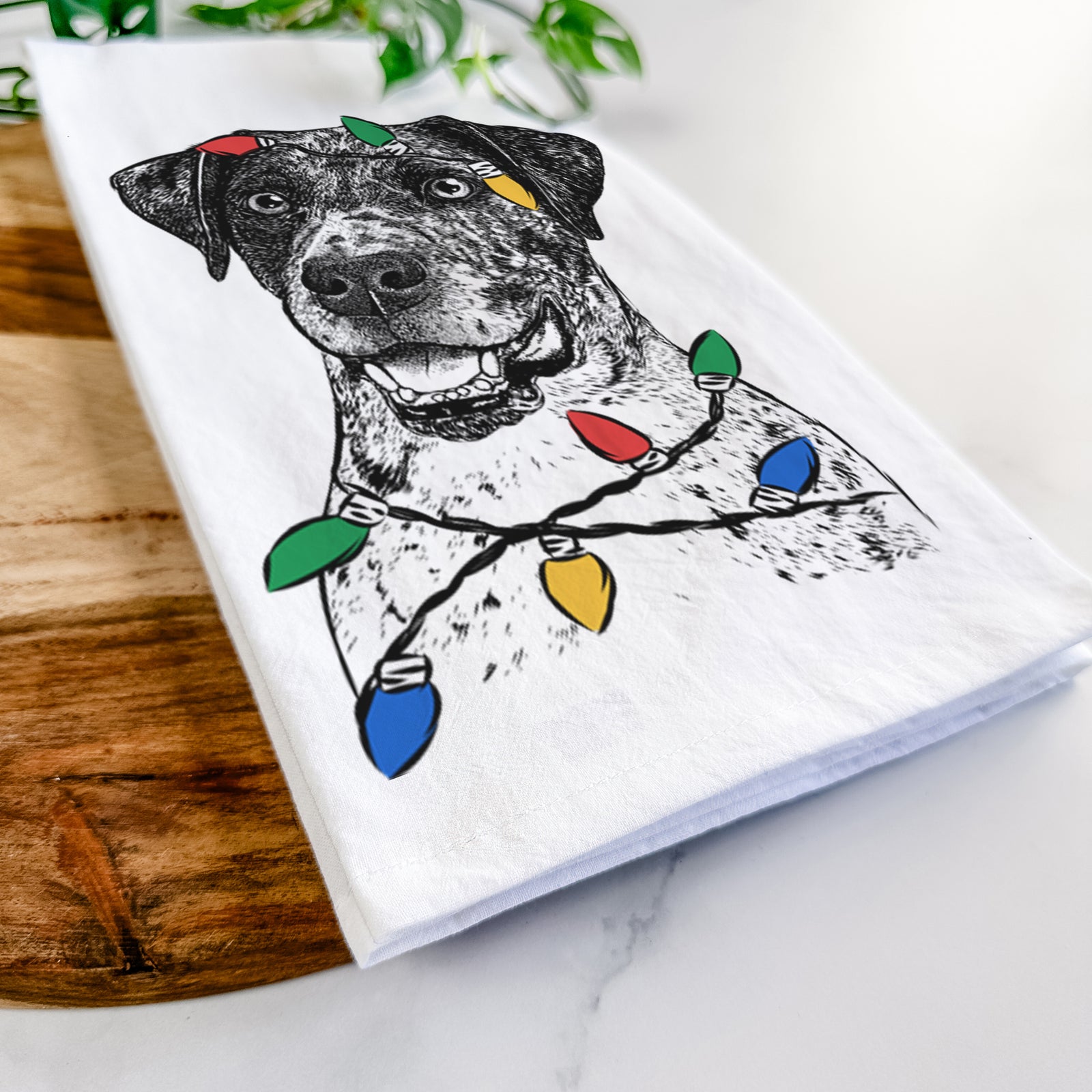 Argos the Catahoula Tea Towel