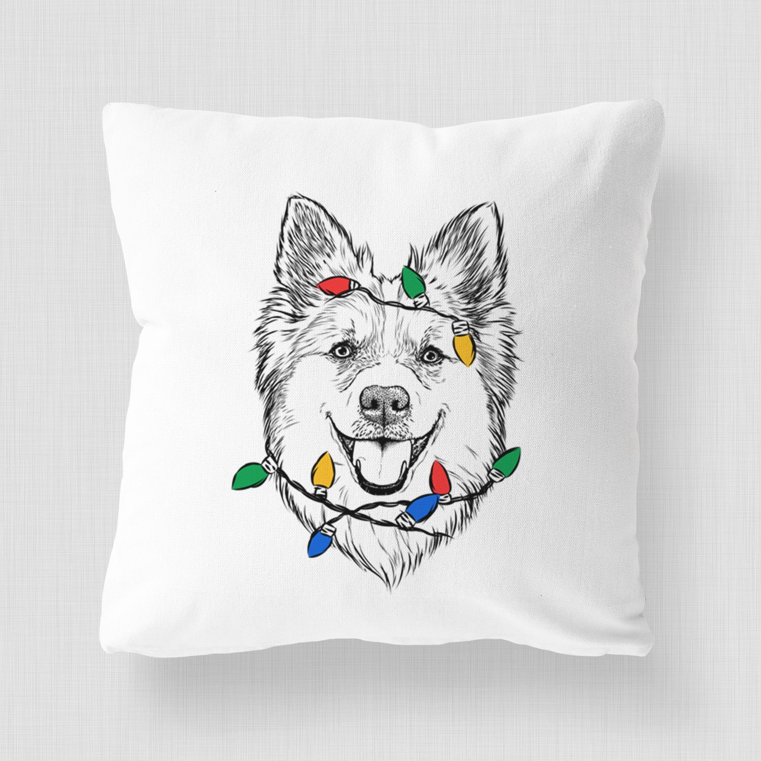 Ari the Icelandic Sheepdog - Throw Pillow Cover