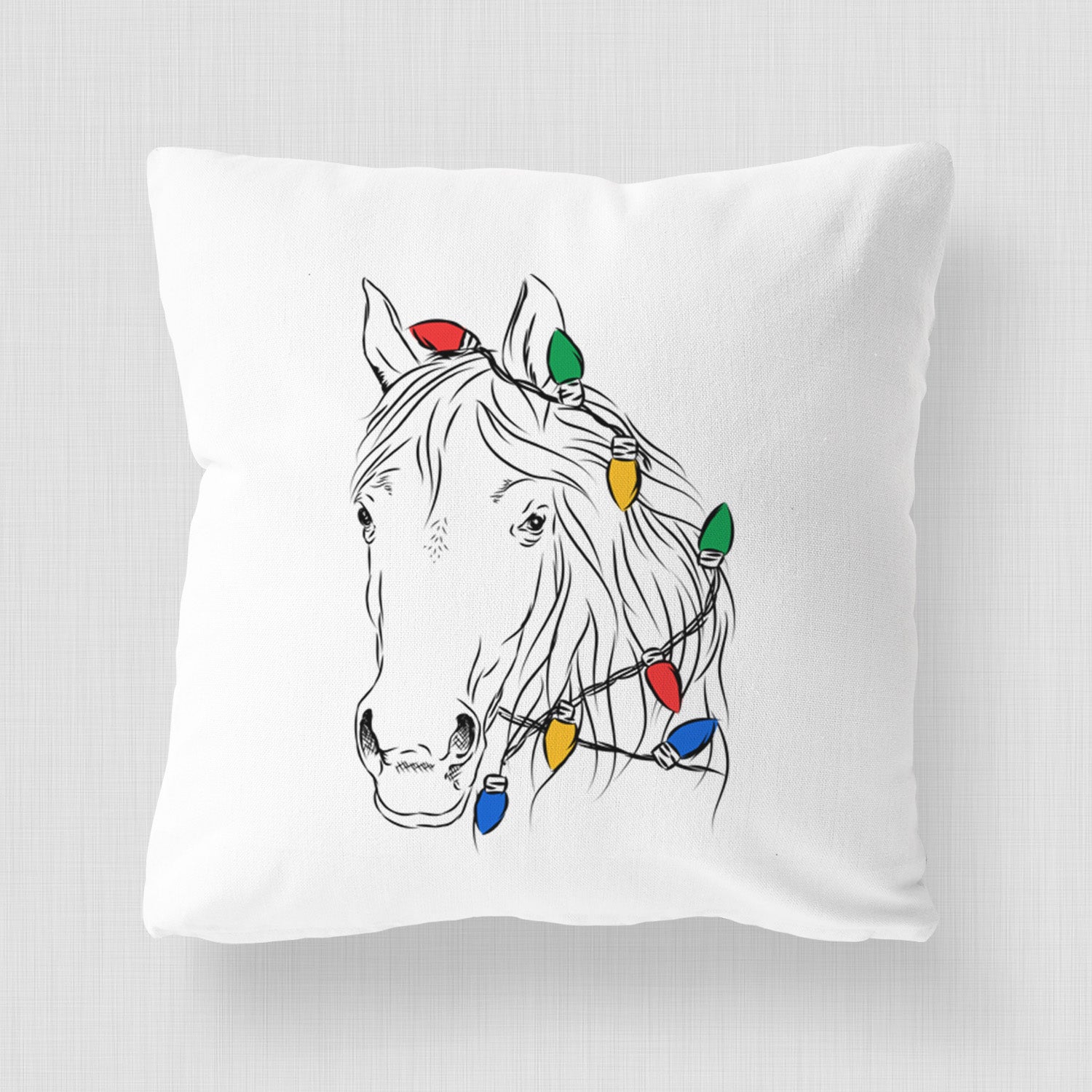 Aria the Horse - Throw Pillow Cover