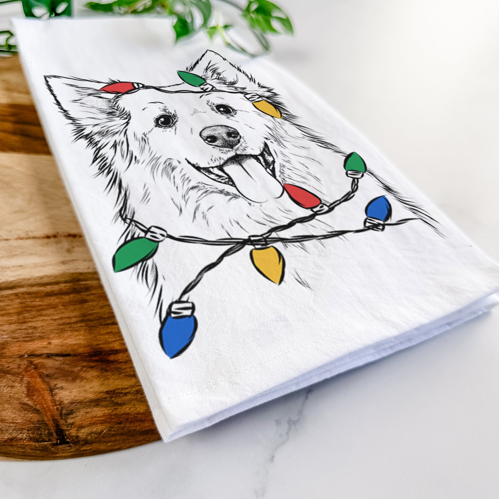 Aspenita the Mixed Breed Tea Towel