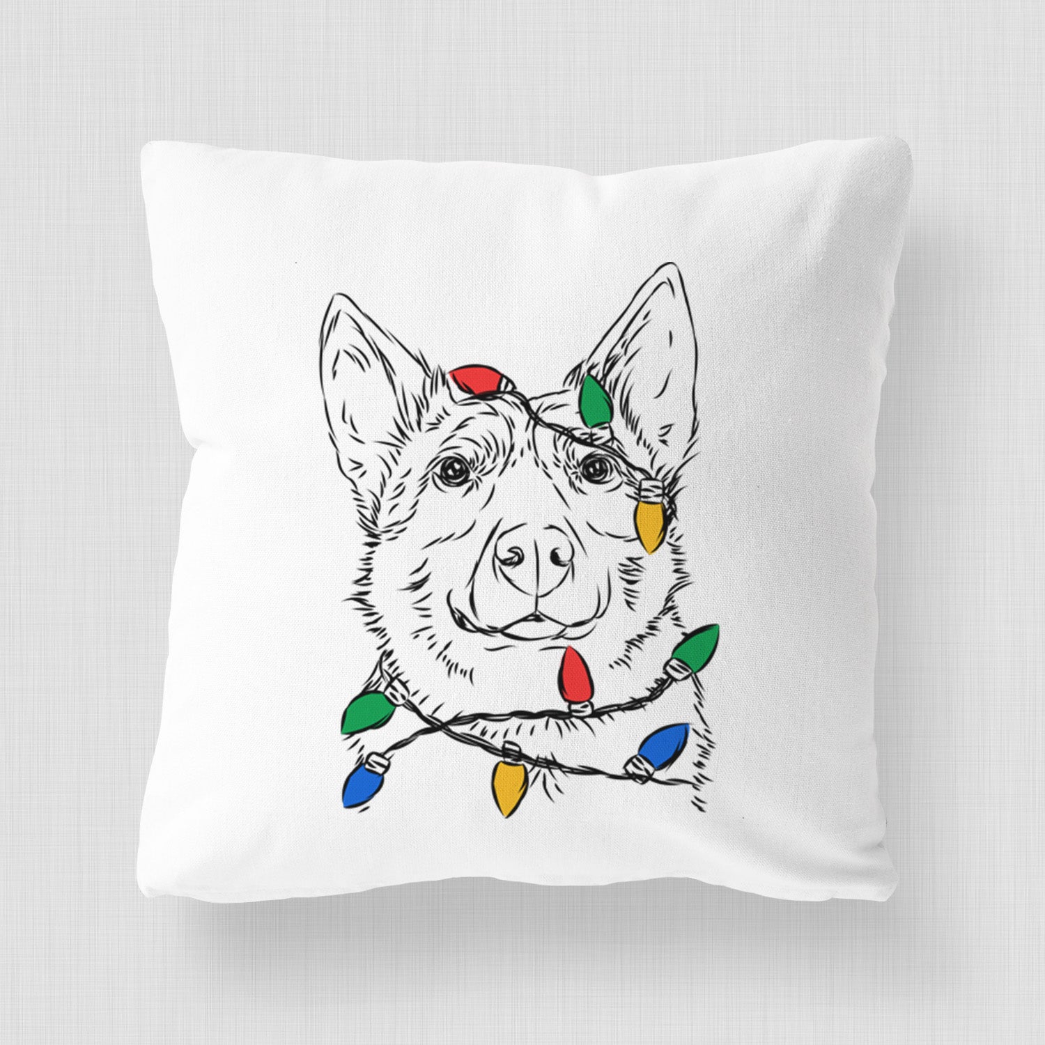 Austin the Heeler - Throw Pillow Cover