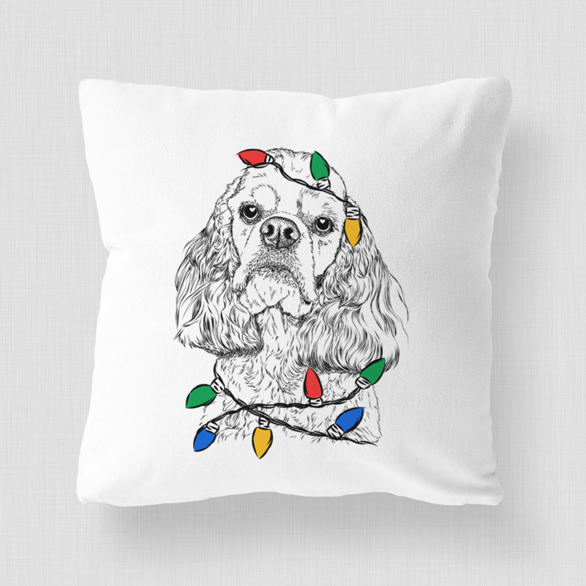 Bailey the American Cocker Spaniel - Throw Pillow Cover