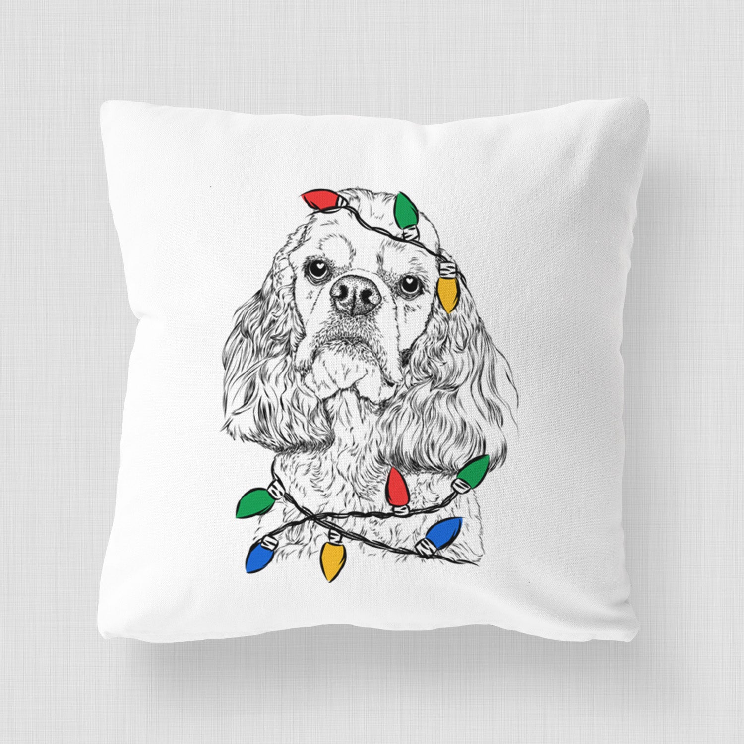 Bailey the American Cocker Spaniel - Throw Pillow Cover