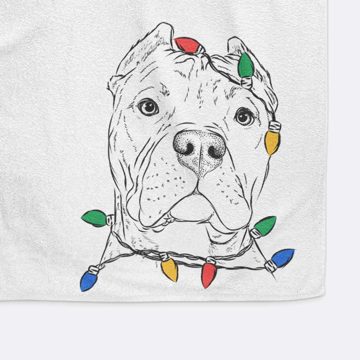 Bam Bam the Pitbull Decorative Hand Towel