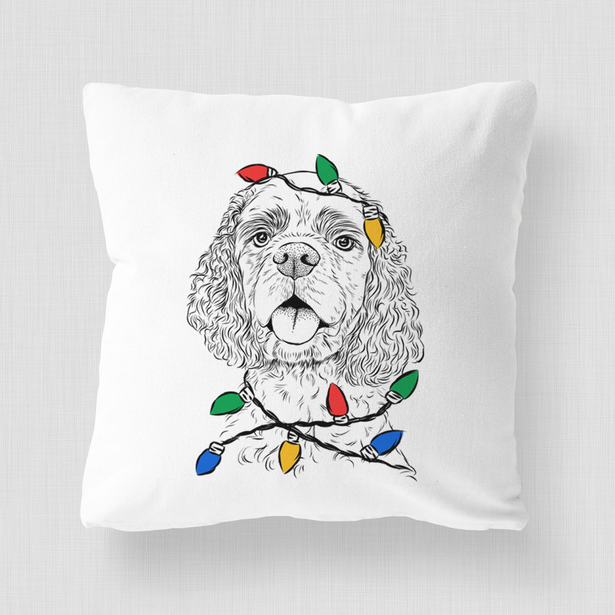 Baxter the American Cocker Spaniel - Throw Pillow Cover