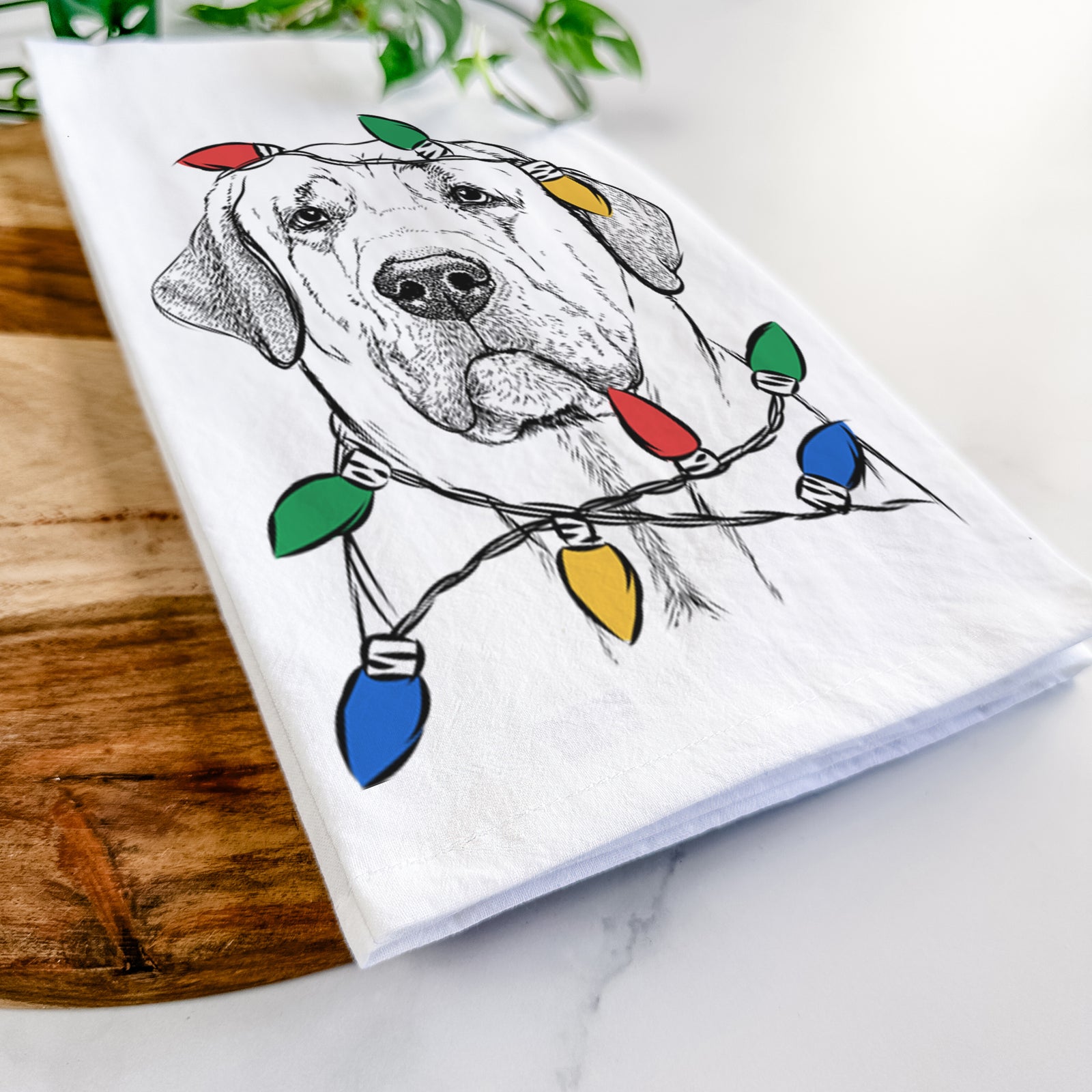 Beau the Broholmer Tea Towel