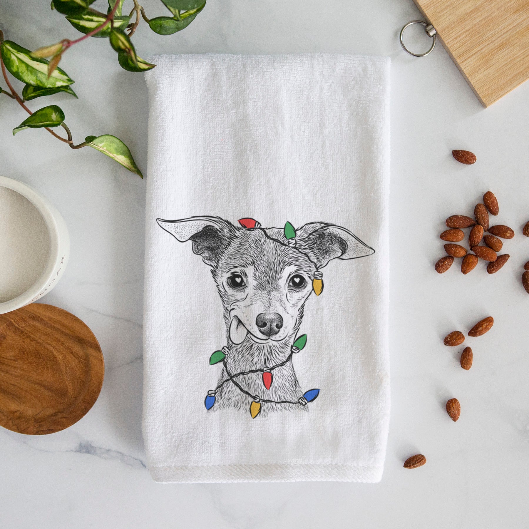 Bebe the Chihuahua Decorative Hand Towel