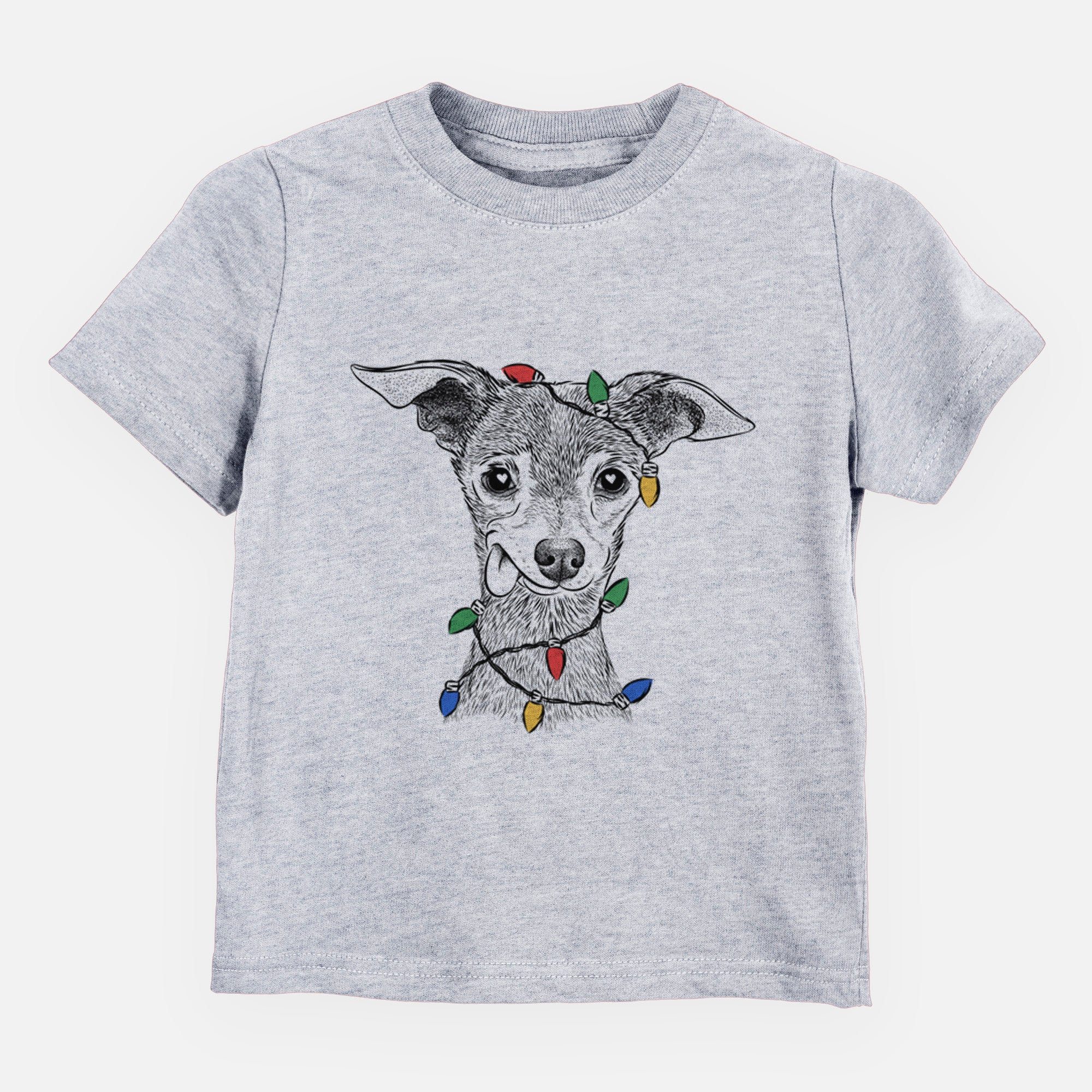 Christmas Lights Bebe the Chihuahua - Kids/Youth/Toddler Shirt