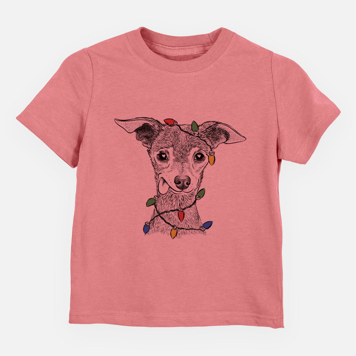 Christmas Lights Bebe the Chihuahua - Kids/Youth/Toddler Shirt