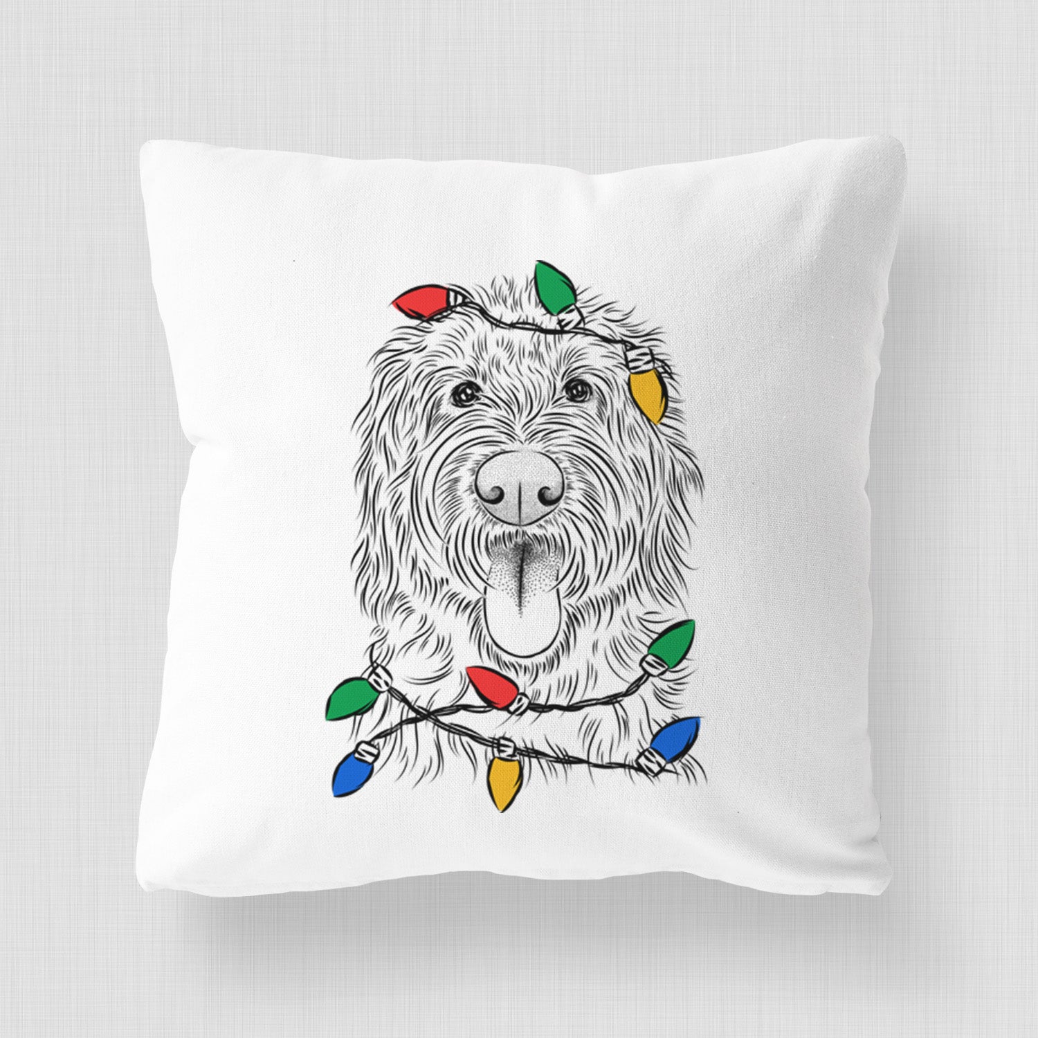 Bennett the Doodle - Throw Pillow Cover