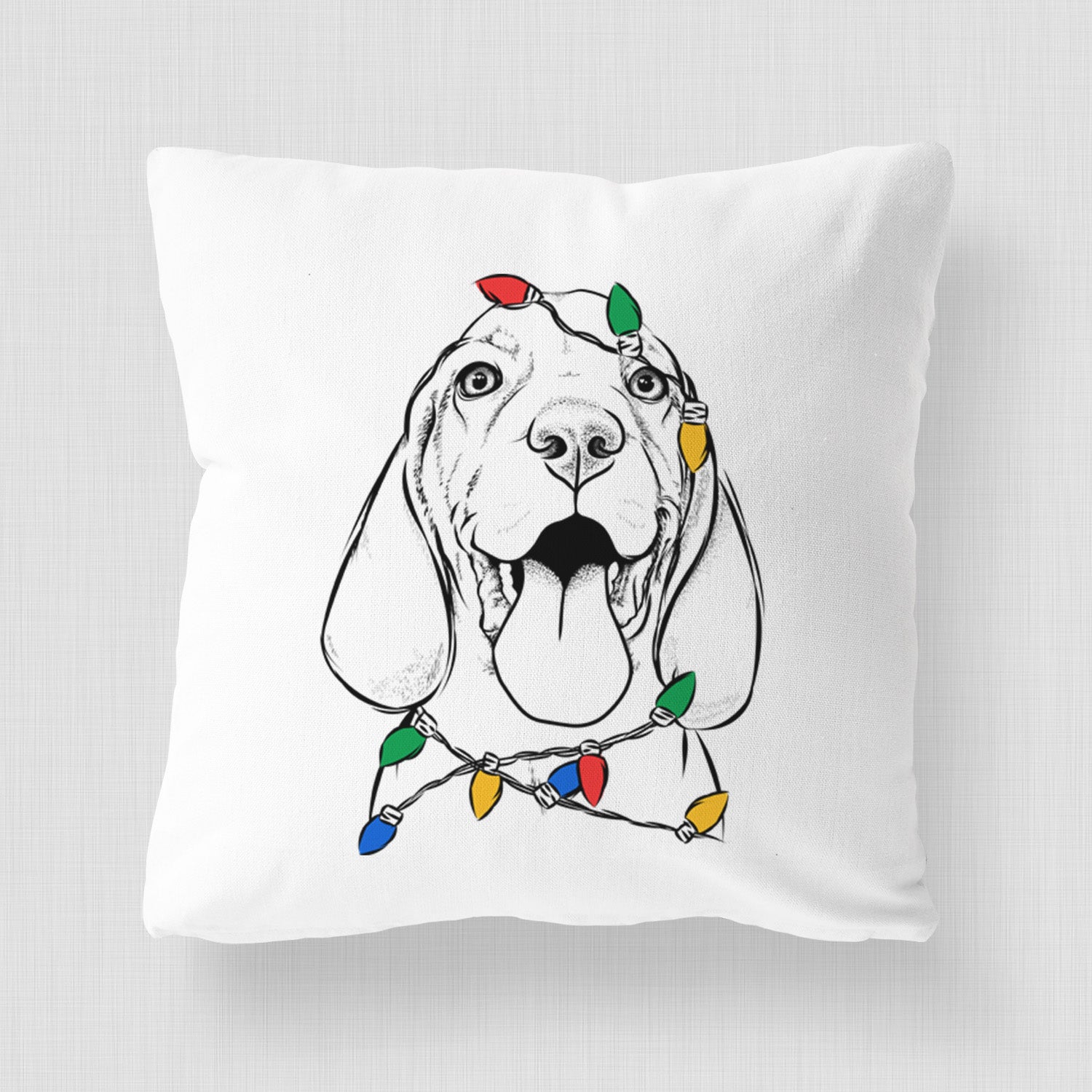 Bodi the Vizsla - Throw Pillow Cover
