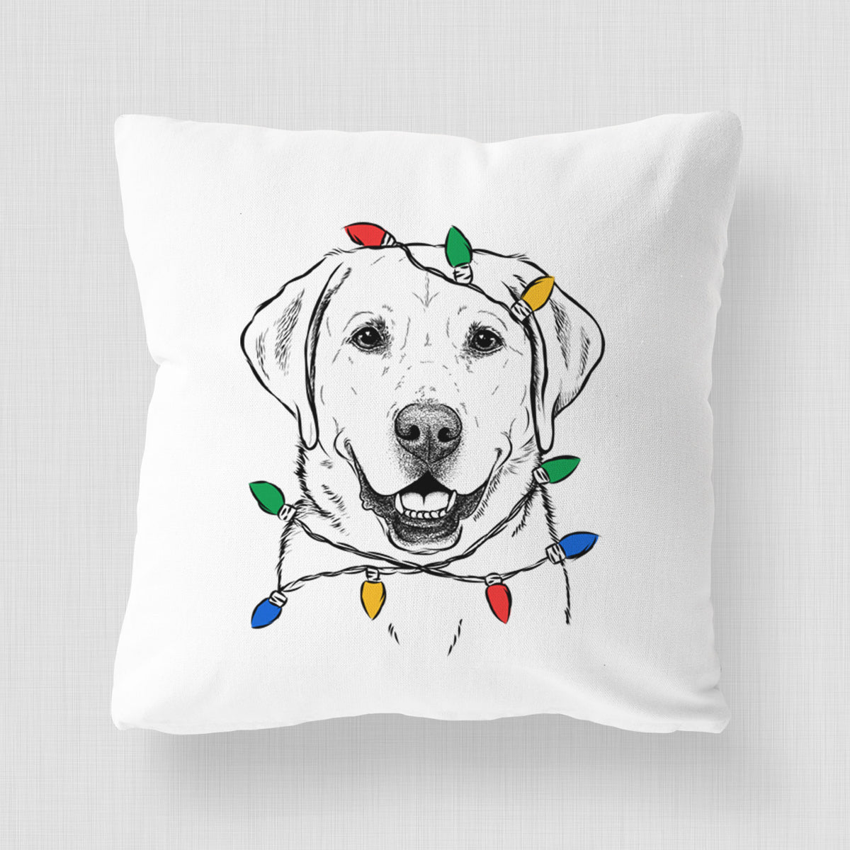 Booney the Labrador Retriever - Throw Pillow Cover