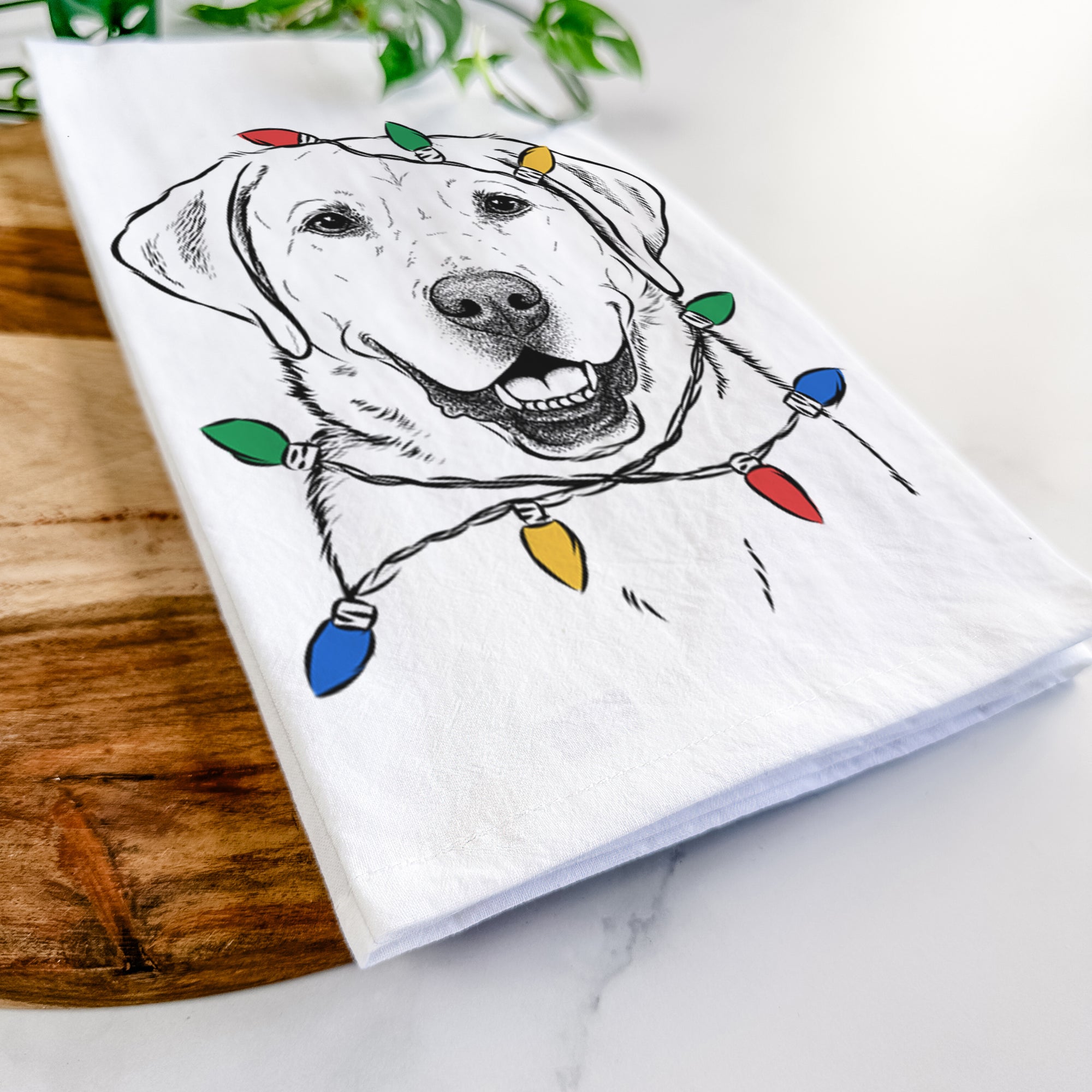 Booney the Labrador Retriever Tea Towel