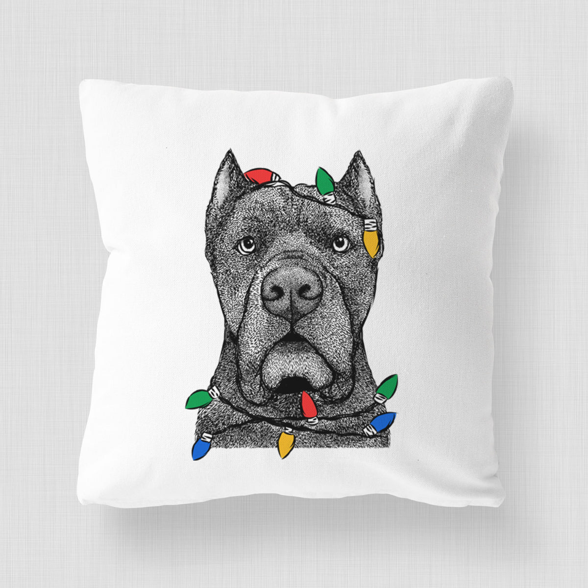 Bruno the Cane Corso - Throw Pillow Cover