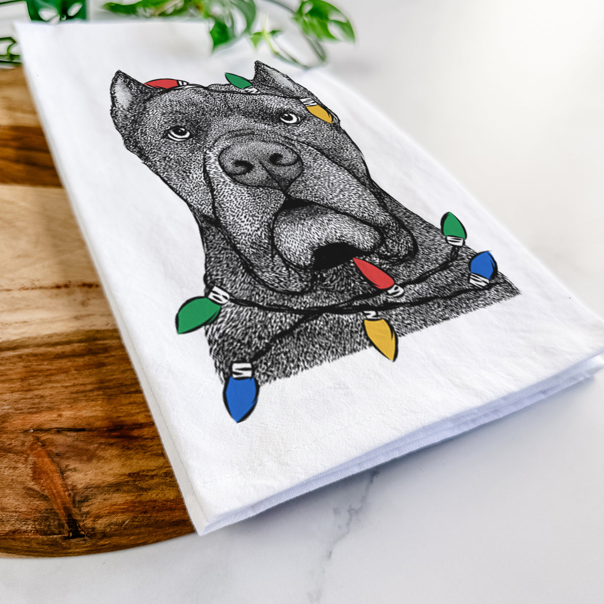 Bruno the Cane Corso Tea Towel