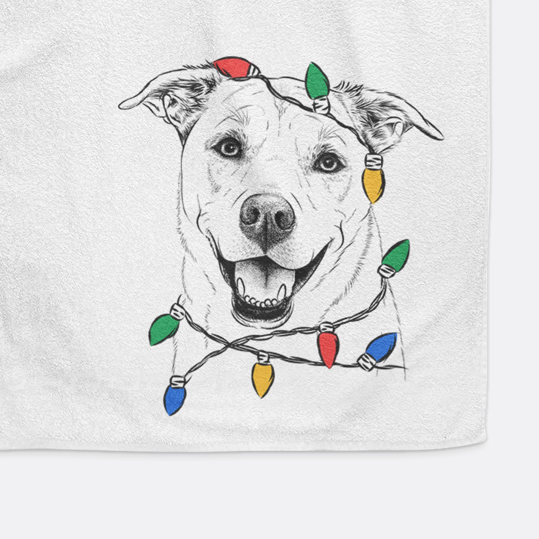 Carl the Mixed Breed Premium Hand Towel