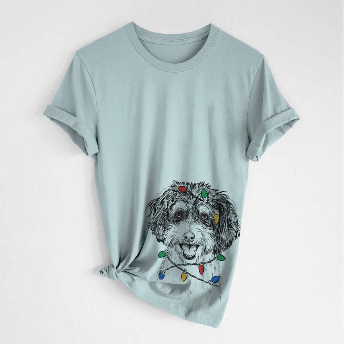 Christmas Lights Name the Cavapoo - Unisex Crewneck