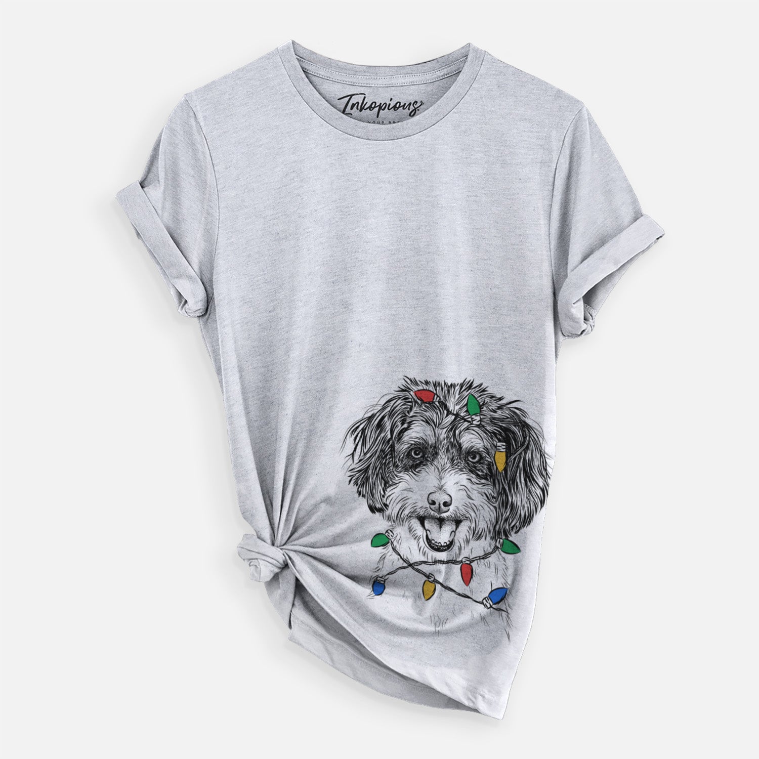 Christmas Lights Name the Cavapoo - Unisex Crewneck